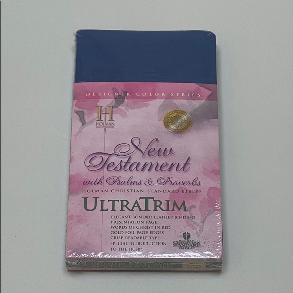 ❤️ 🆕 HOLMAN New Testament with Psalms & Proverbs BLUE Cover - Picture 2 of 4